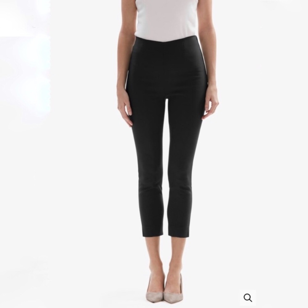 MM LaFleur black marais cropped pants